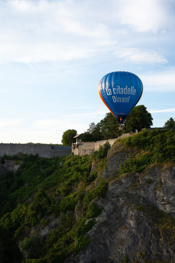 Montgolfière citadelle de Dinant